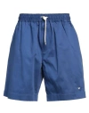 Emporio Armani Man Shorts & Bermuda Shorts Blue Size M Cotton In Blue
