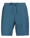 Emporio Armani Man Shorts & Bermuda Shorts Deep Teal Size 36 Polyester In Green