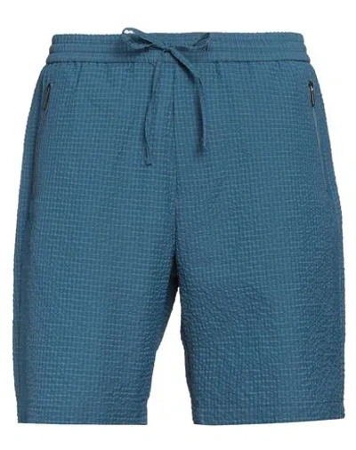 Emporio Armani Man Shorts & Bermuda Shorts Deep Teal Size 36 Polyester In Green
