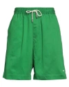 Emporio Armani Man Shorts & Bermuda Shorts Green Size L Cotton