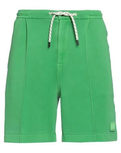 Emporio Armani Man Shorts & Bermuda Shorts Light Green Size Xxl Cotton, Polyester, Elastane
