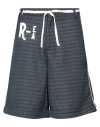 Emporio Armani Man Shorts & Bermuda Shorts Midnight Blue Size 38 Polyester, Polyamide In Blue