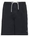 Emporio Armani Man Shorts & Bermuda Shorts Navy Size S Cotton, Polyester, Elastane In Navy Blue