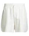 Emporio Armani Man Shorts & Bermuda Shorts Off White Size L Cotton, Polyester, Elastane