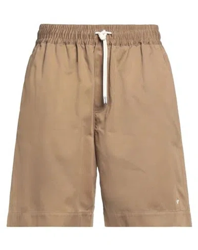 Emporio Armani Man Shorts & Bermuda Shorts Sand Size M Cotton In Beige