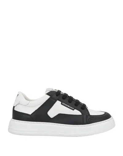 Emporio Armani Man Sneakers Black Size 9 Leather