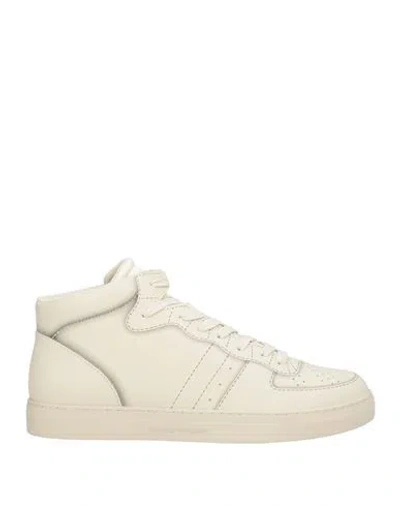 Emporio Armani Man Sneakers White Size 9 Polyester, Polyurethane
