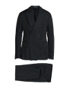 Emporio Armani Man Suit Black Size 42 Cupro, Acetate, Polyester In Black