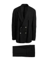 Emporio Armani Man Suit Black Size 44 Linen