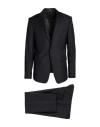Emporio Armani Man Suit Charcoal Size 44 Virgin Wool In Grey