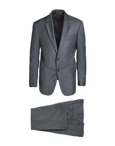 Emporio Armani Man Suit Grey Size 42 Virgin Wool In Gray