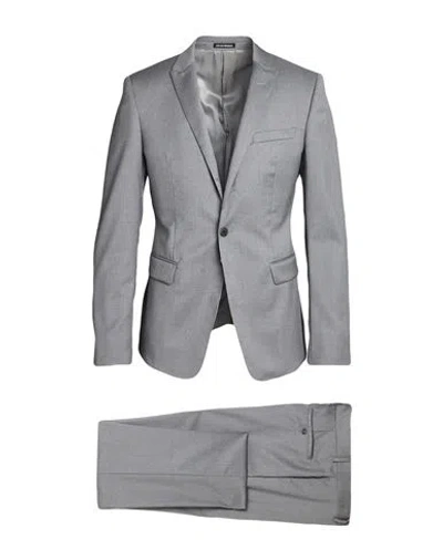 Emporio Armani Man Suit Grey Size 46 Virgin Wool In Gray
