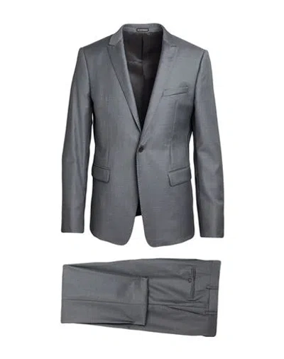 Emporio Armani Man Suit Grey Size 48 Virgin Wool