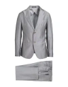 Emporio Armani Man Suit Grey Size 48 Virgin Wool, Lyocell In Grey