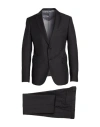 Emporio Armani Man Suit Lead Size 40 Virgin Wool, Lyocell In Grey