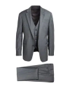 Emporio Armani Man Suit Lead Size 42 Virgin Wool In Grey