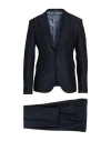 Emporio Armani Man Suit Midnight Blue Size 44 Polyester, Viscose, Elastane In Blue