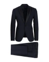 Emporio Armani Man Suit Midnight Blue Size 44 Virgin Wool, Elastane In Blue