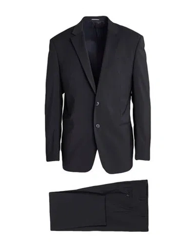 Emporio Armani Man Suit Midnight Blue Size 48 Virgin Wool