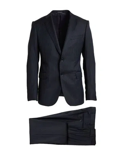 Emporio Armani Man Suit Midnight Blue Size 48 Virgin Wool