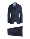 Emporio Armani Man Suit Navy Size 44 Virgin Wool In Blue
