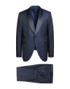Emporio Armani Man Suit Navy Size 46 Virgin Wool In Navy