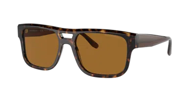 Emporio Armani Man Sunglass Ea4197 In Brown Polarized