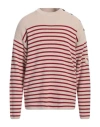 Emporio Armani Man Sweater Beige Size L Wool, Polyamide, Viscose, Cashmere In Beige