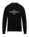 Emporio Armani Man Sweater Black Size L Cotton