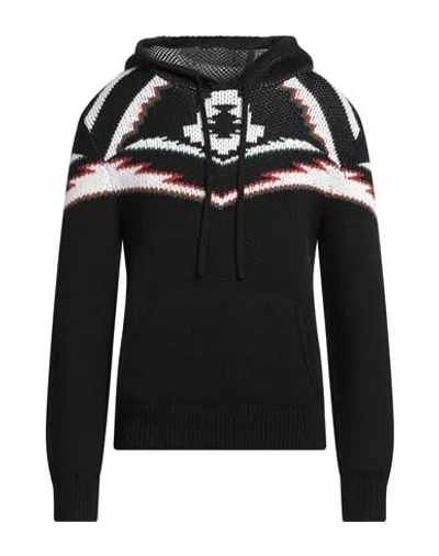 Emporio Armani Man Sweater Black Size L Virgin Wool, Acrylic