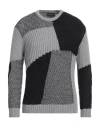 Emporio Armani Man Sweater Black Size S Virgin Wool, Acrylic