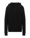 Emporio Armani Man Sweater Black Size Xl Virgin Wool, Polyamide In Black