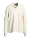 Emporio Armani Man Sweater Cream Size Xxxl Wool, Polyamide, Polyester, Acrylic In White