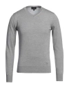 Emporio Armani Man Sweater Grey Size 48 Virgin Wool