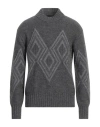 Emporio Armani Man Sweater Grey Size L Acrylic, Alpaca Wool, Wool