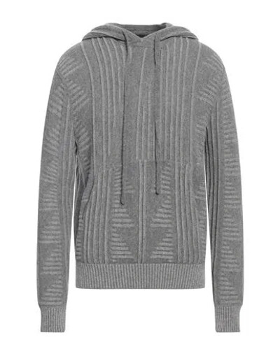 Emporio Armani Man Sweater Grey Size L Virgin Wool, Polyamide