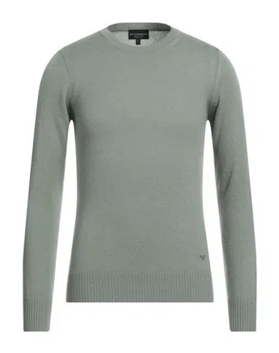Emporio Armani Man Sweater Sage Green Size M Cashmere