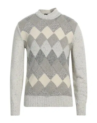 Emporio Armani Man Sweater Ivory Size M Wool, Polyamide, Viscose In White