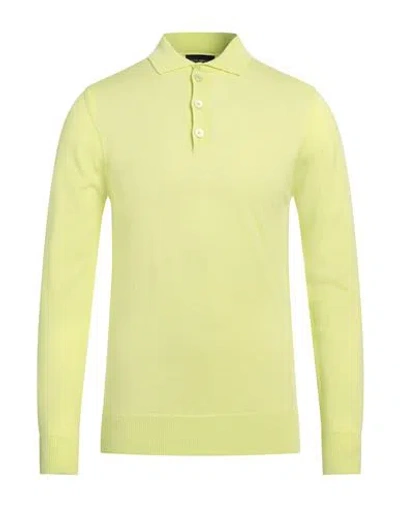 Emporio Armani Man Sweater Lime Green Size 42 Virgin Wool
