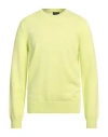 Emporio Armani Man Sweater Lime Green Size L Virgin Wool