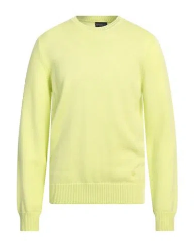 Emporio Armani Man Sweater Lime Green Size L Virgin Wool