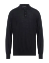 Emporio Armani Man Sweater Midnight Blue Size 44 Virgin Wool