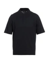 Emporio Armani Man Sweater Midnight Blue Size M Cotton In Blue