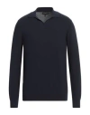 Emporio Armani Man Sweater Navy Size M Cotton In Navy