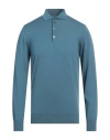 Emporio Armani Man Sweater Pastel Blue Size 36 Virgin Wool