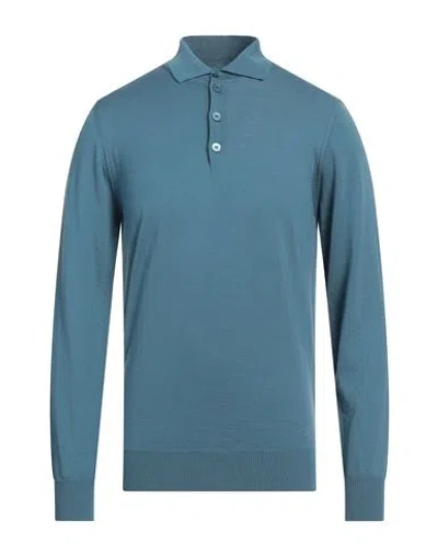 Emporio Armani Man Sweater Pastel Blue Size 36 Virgin Wool