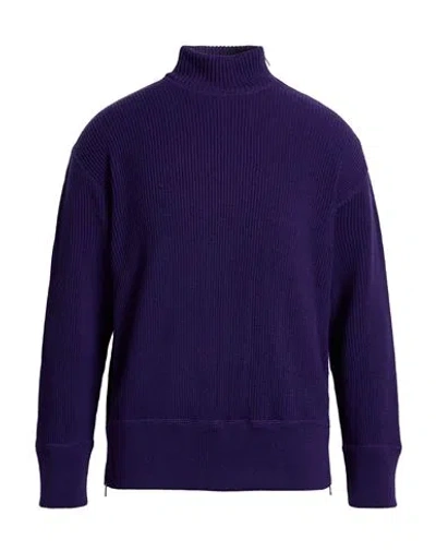 Emporio Armani Man Sweater Purple Size M Wool, Acrylic