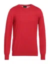 Emporio Armani Sweaters In Red