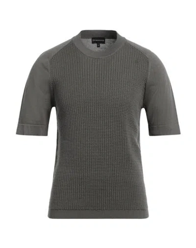 Emporio Armani Man Sweater Sage Green Size L Cotton
