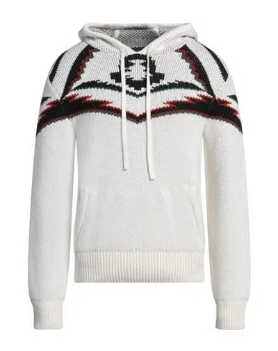 Emporio Armani Man Sweater White Size L Virgin Wool, Acrylic